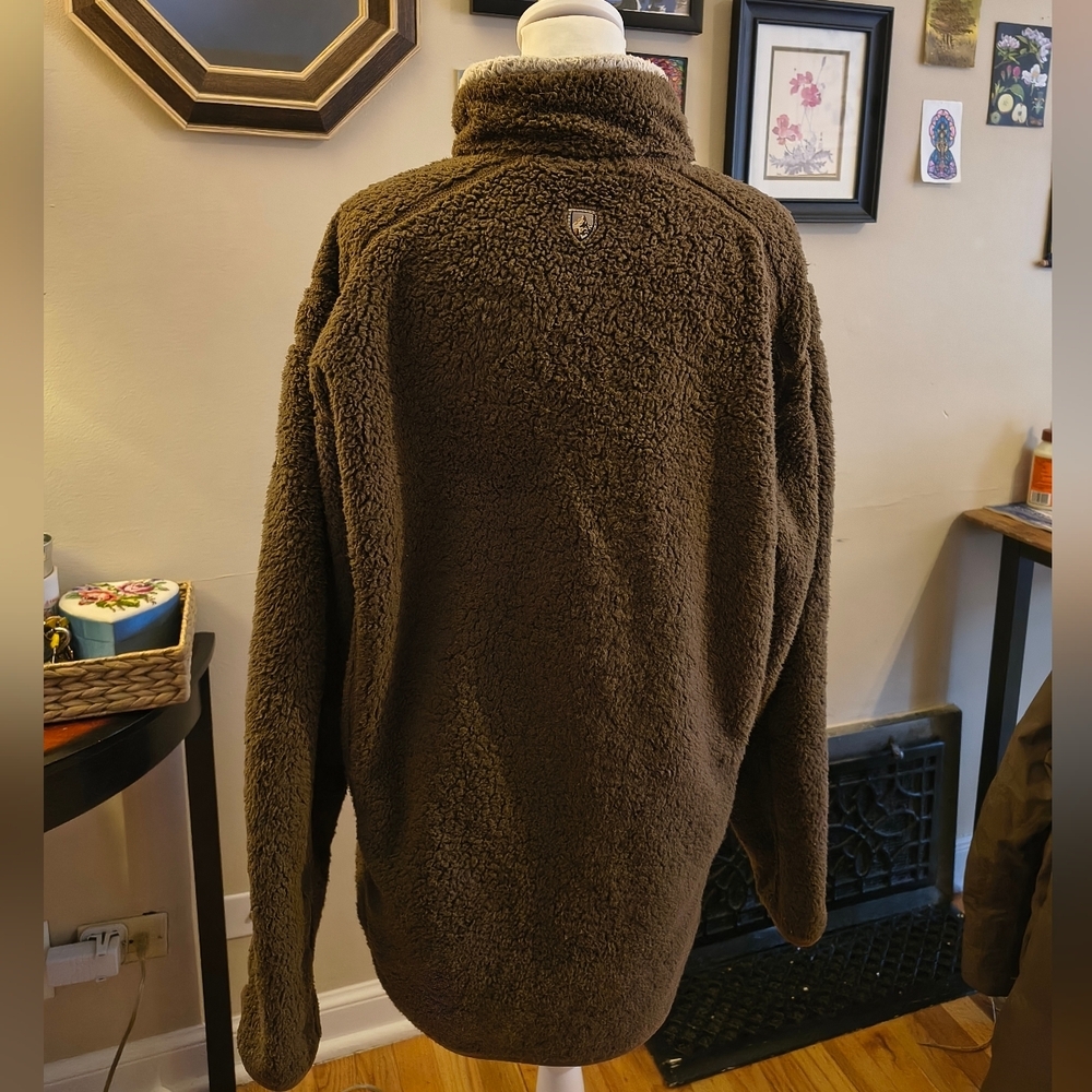 Kuhl SoftShell Jacket Fleece Size Large Full Zip Pockn Sherpa Fleece Jacket - Picture 2 of 7